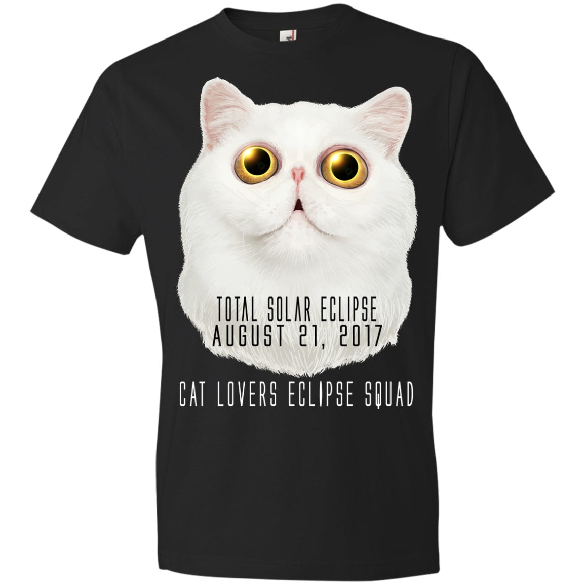 Cat Lovers Squad Solar Eclipse Cat Unisex T-Shirts - GoneBold.gift