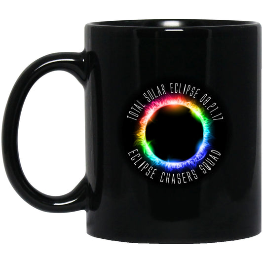 ECLIPSE CHASERS Solar Eclipse Black Coffee Mugs - GoneBold.gift