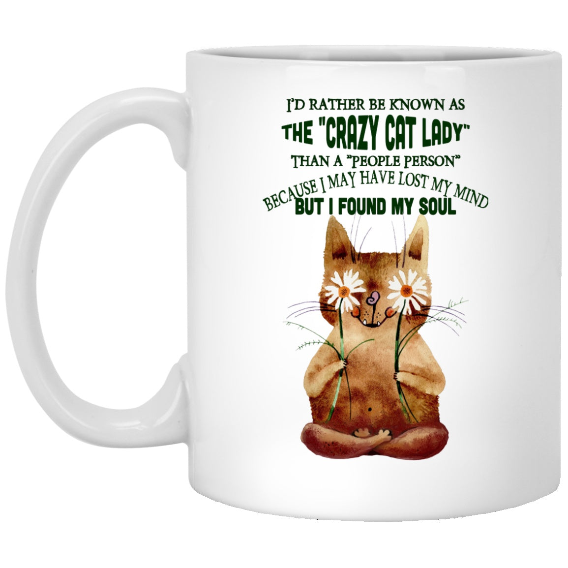 I'd Rather Be Known As The Crazy Cat Lady - Mugs & Bottles - GoneBold.gift