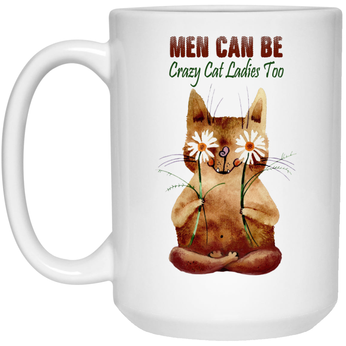 Men Can Be Crazy Cat Ladies Too - Mugs & Bottles - GoneBold.gift