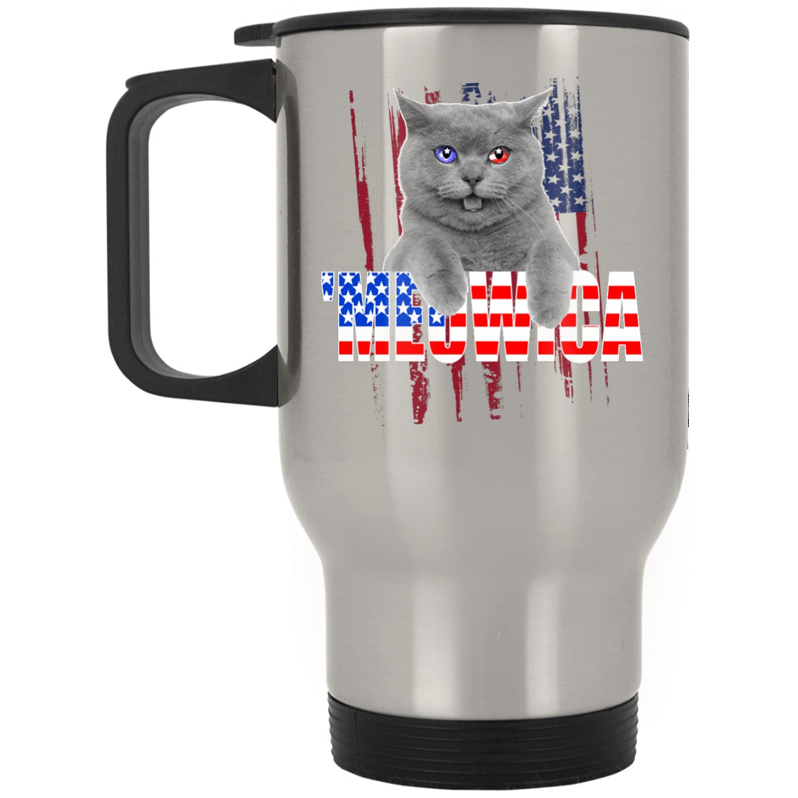 Meowica Patriotic Cat Mugs - GoneBold.gift
