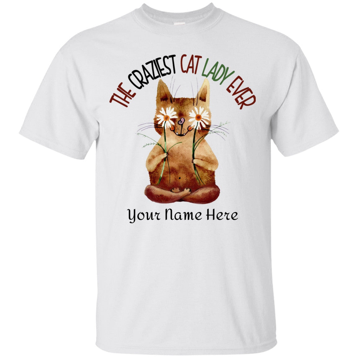 Personalized The Craziest Cat Lady Ever Shirts - GoneBold.gift
