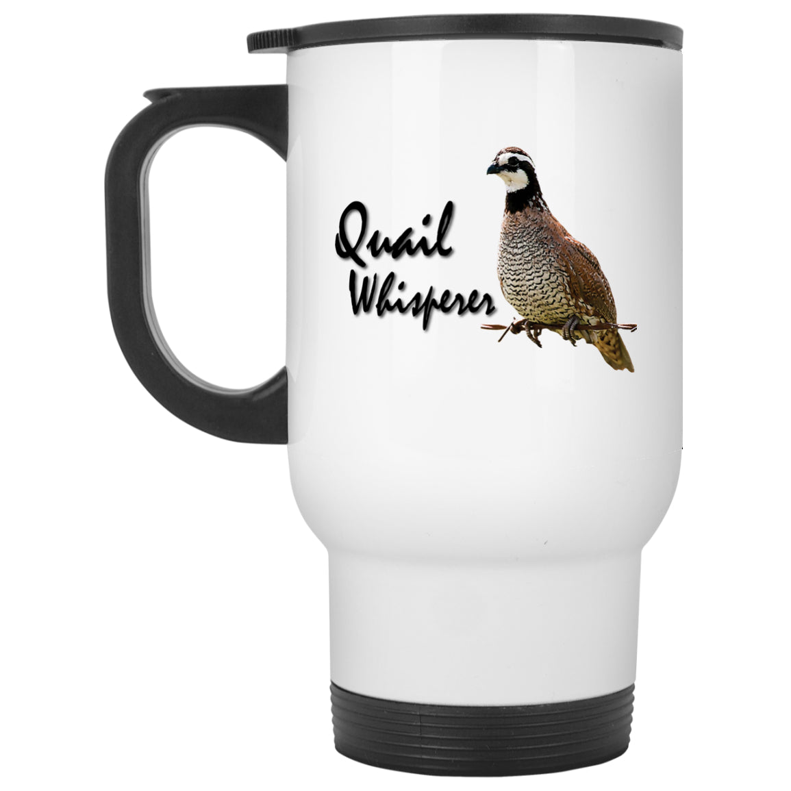 Quail Whisperer - Bobwhite Quail Mugs and Bottles - GoneBold.gift