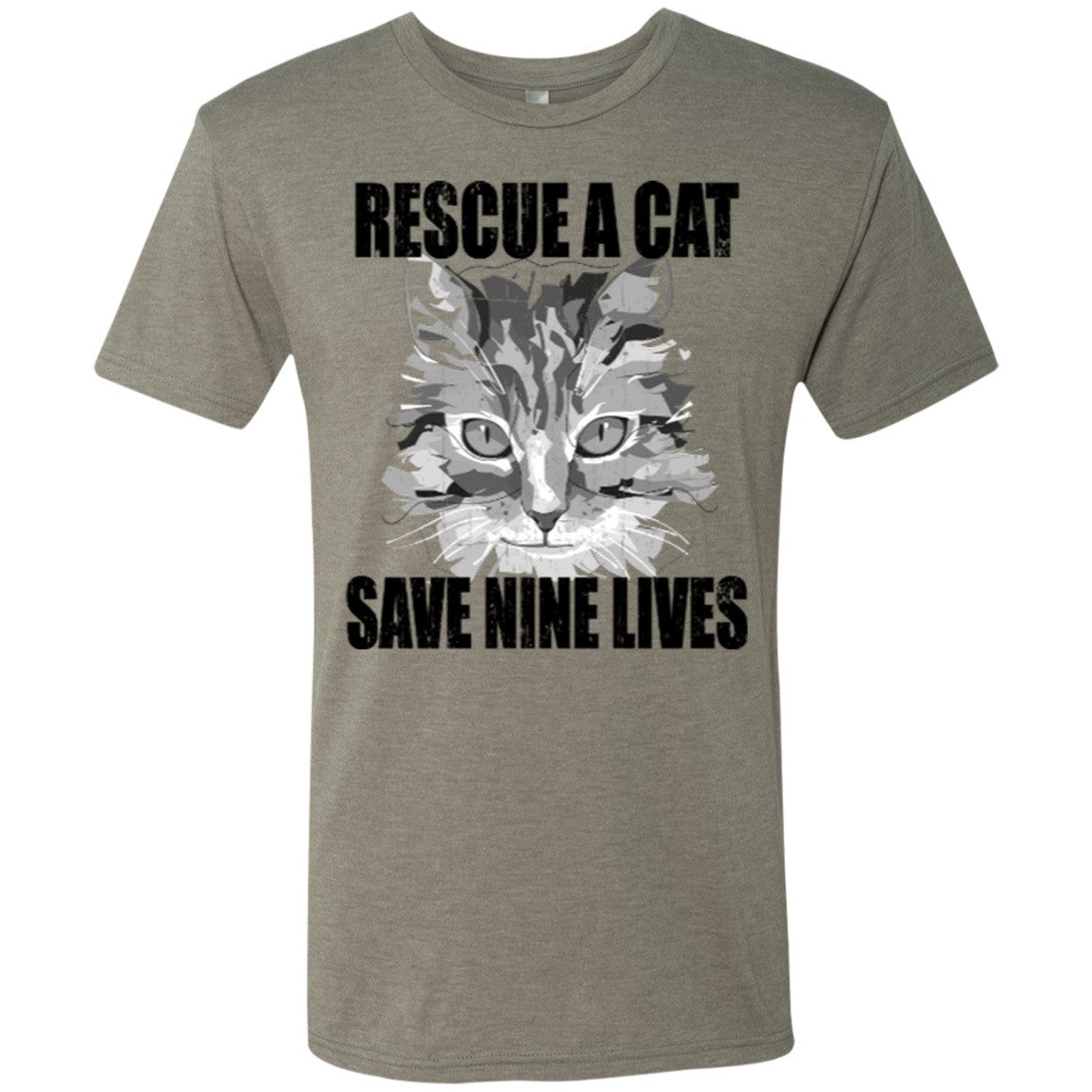 Rescue A Cat Save Nine Lives Men's Shirts - GoneBold.gift