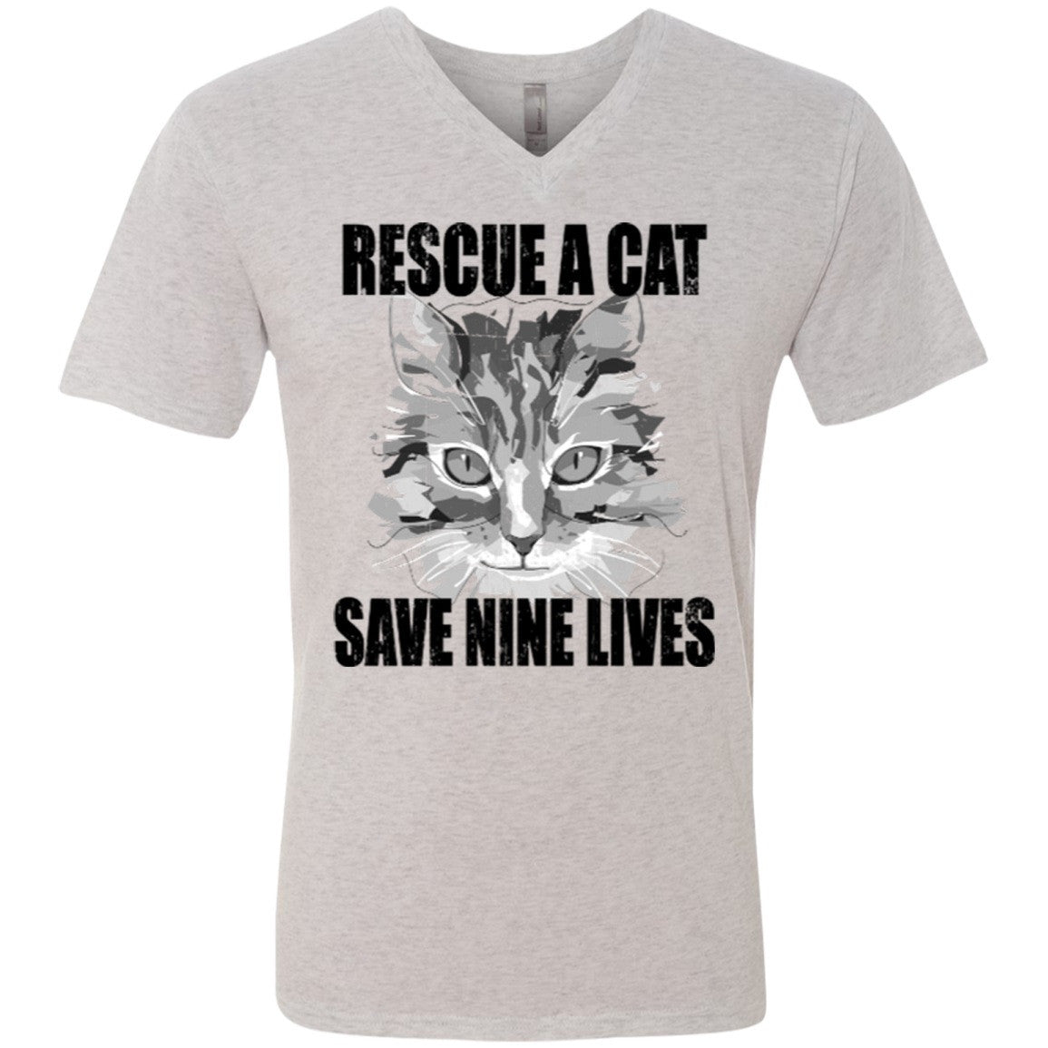 Rescue A Cat Save Nine Lives Men's Shirts - GoneBold.gift