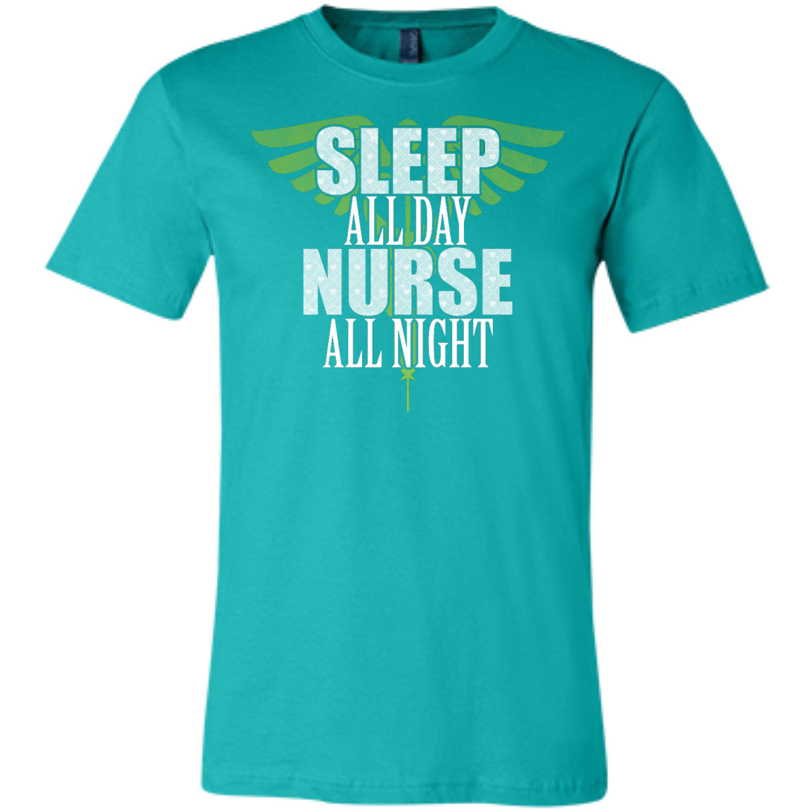 Sleep All Day Nurse All Night Tanks and Tees - GoneBold.gift