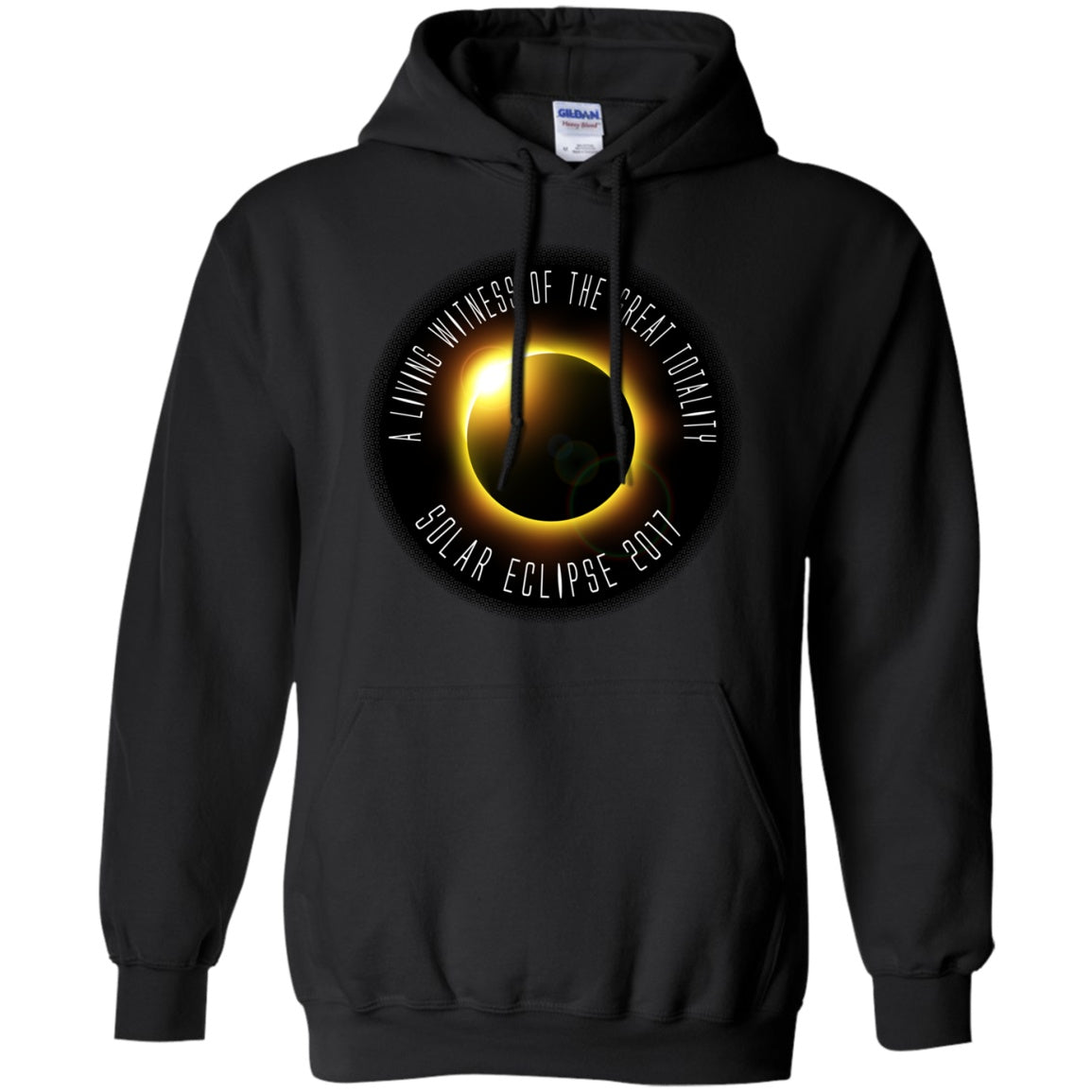 Solar Eclipse Hoodies Unisex - Witness Golden Eclipse - GoneBold.gift