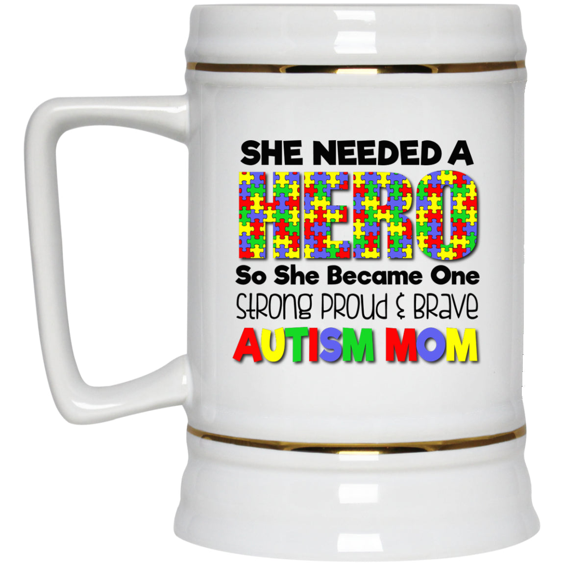 Autism Mom - Hero - Mugs & Gifts - GoneBold.gift