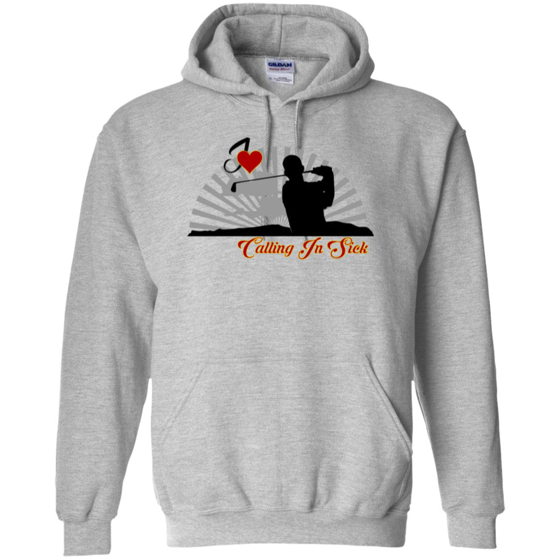 Golf - Love Calling In Sick -Pullover Hoodie 8 oz - GoneBold.gift
