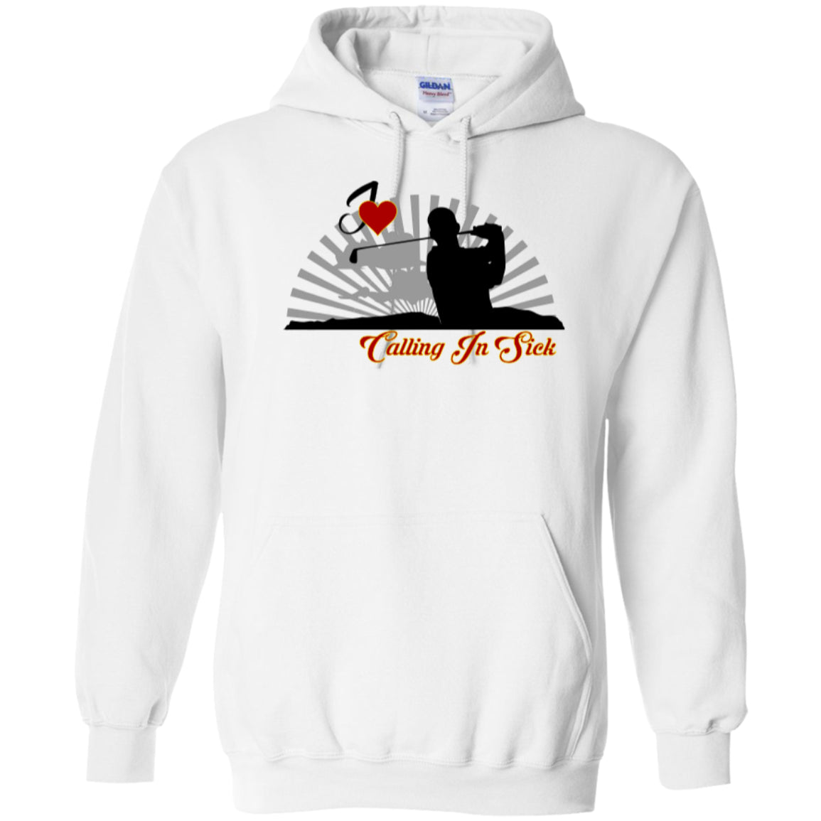 Golf - Love Calling In Sick -Pullover Hoodie 8 oz - GoneBold.gift
