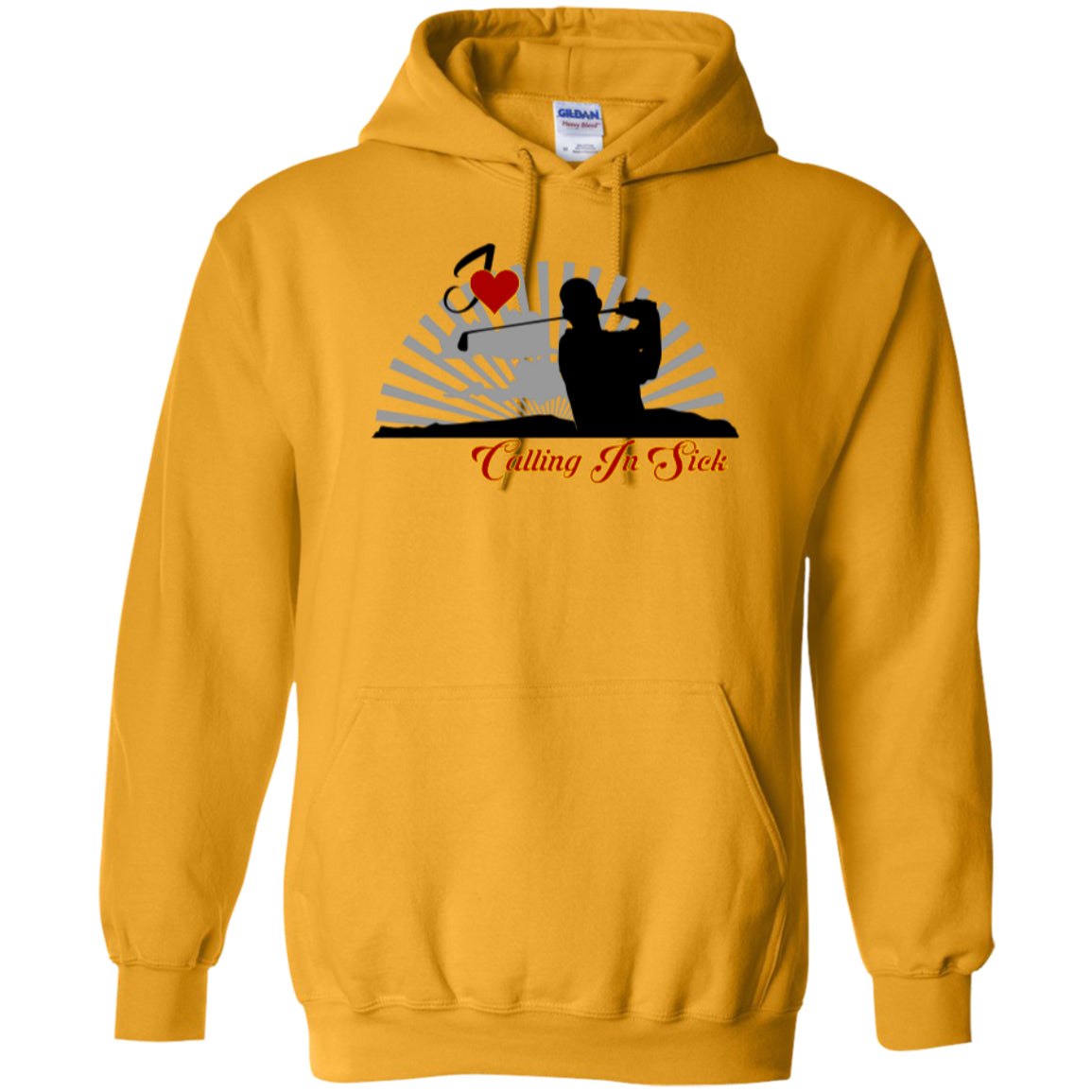 Golf - Love Calling In Sick -Pullover Hoodie 8 oz - GoneBold.gift