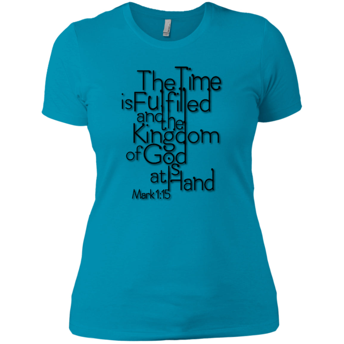 The Time Is Fulfilled - Next Level Ladies' Boyfriend Tee - GoneBold.gift