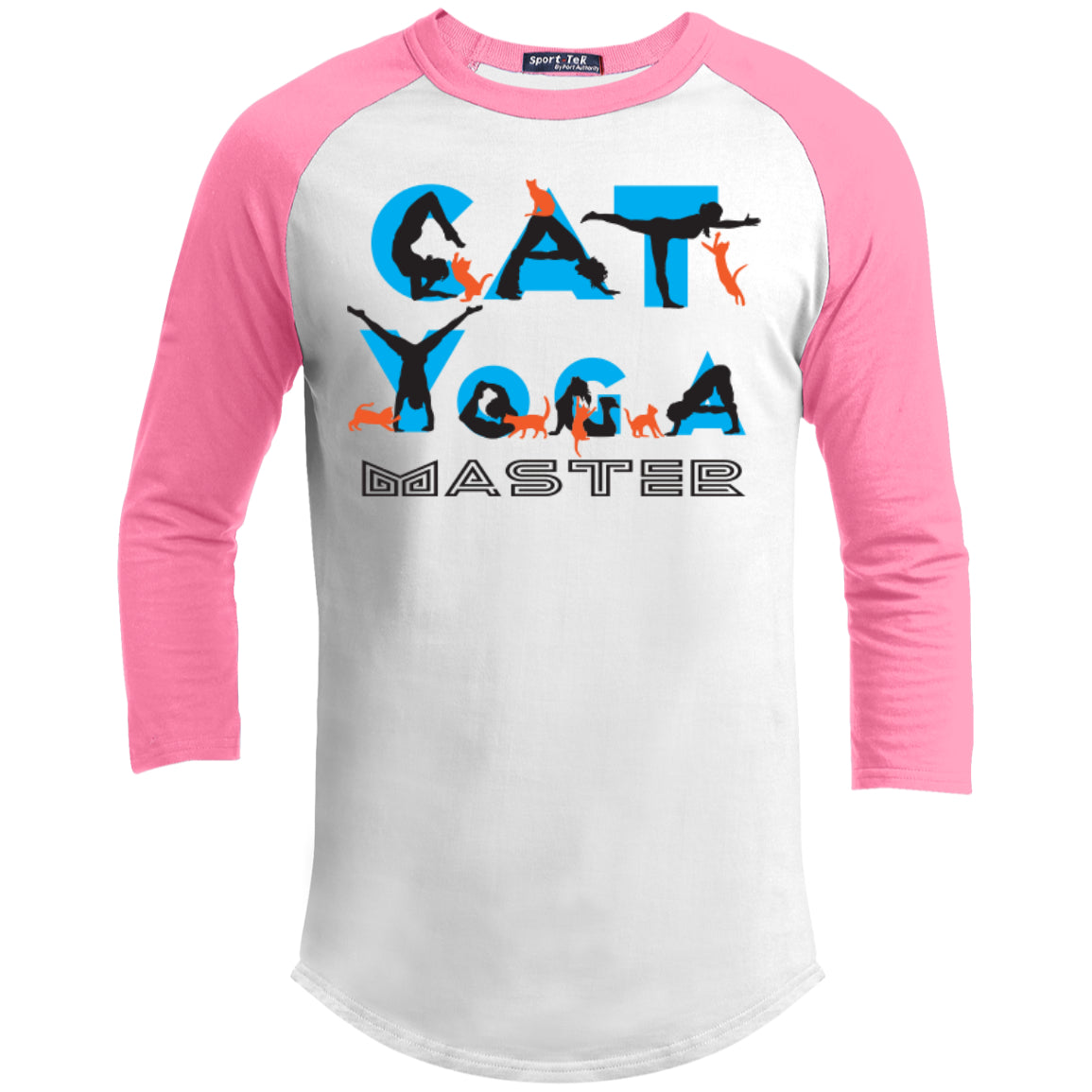 CAT YOGA MASTER - Sporty Tee Shirt - GoneBold.gift
