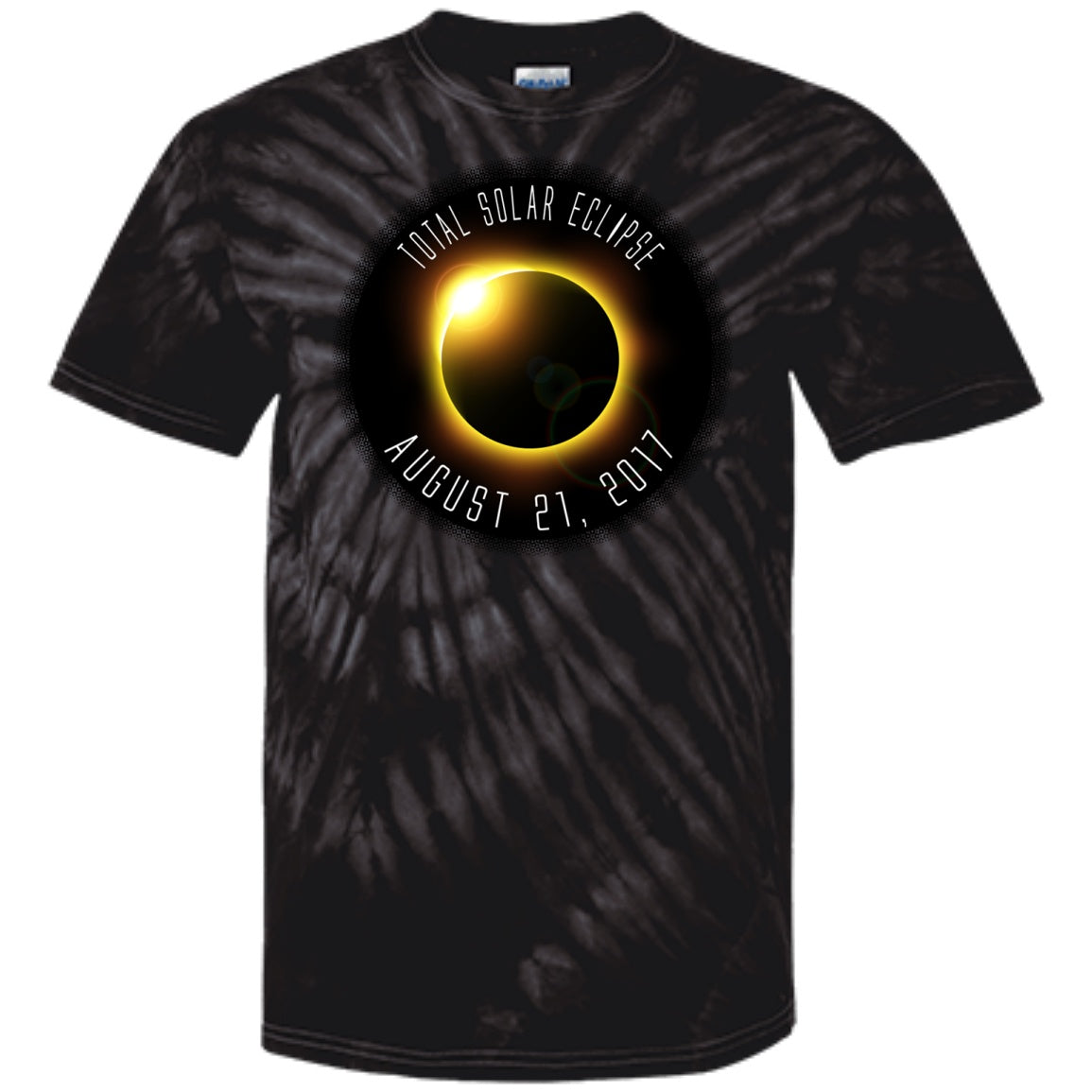 Total Solar Eclipse 2017 100% Cotton Tie Dye T-Shirt - GoneBold.gift