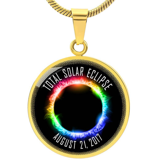 Total Solar Eclipse August 2, 2017 necklace