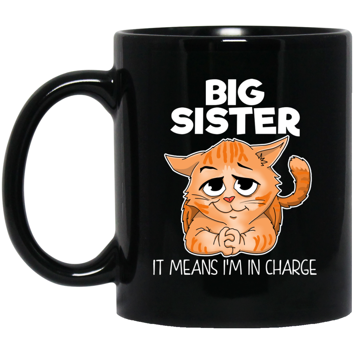 Big Sister Gifts - Funny Mug for Sister, Cat Lover, Crazy Cat Lady - GoneBold.gift