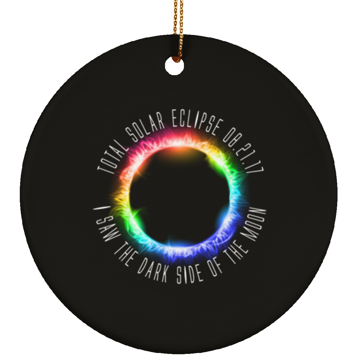 Christmas Tree Decorations - Solar Eclipse Ornament - GoneBold.gift