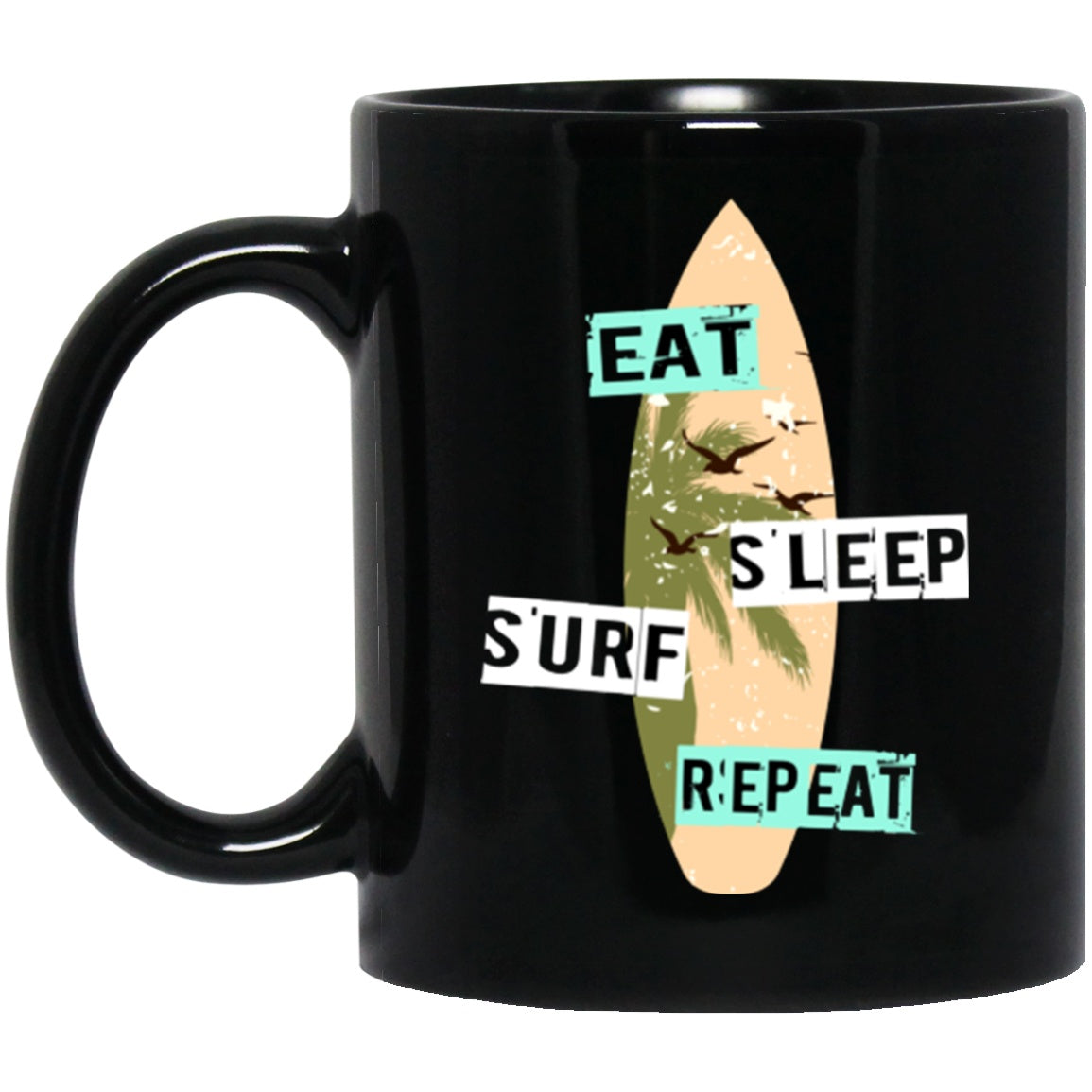 Surfing Mug Gifts Black Coffee Mugs - GoneBold.gift