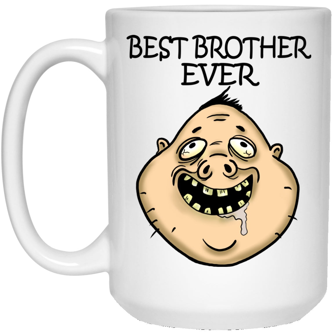 Best Brother Ever Funny Gift White Mugs - GoneBold.gift
