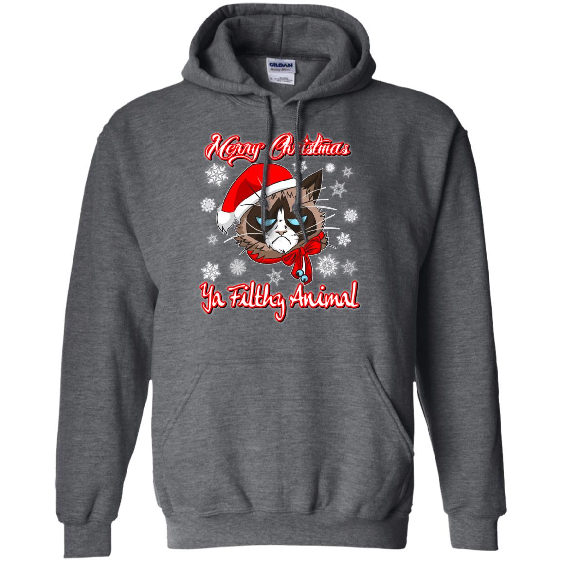 Christmas ugly Sweater Hoodie - Grumpy Cat Funny Christmas Gifts - GoneBold.gift