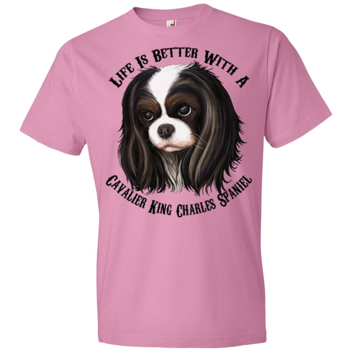 Cavalier King Charles Spaniel Premium Lightweight T-shirt, Life Is Better With  A Cavalier - GoneBold.gift