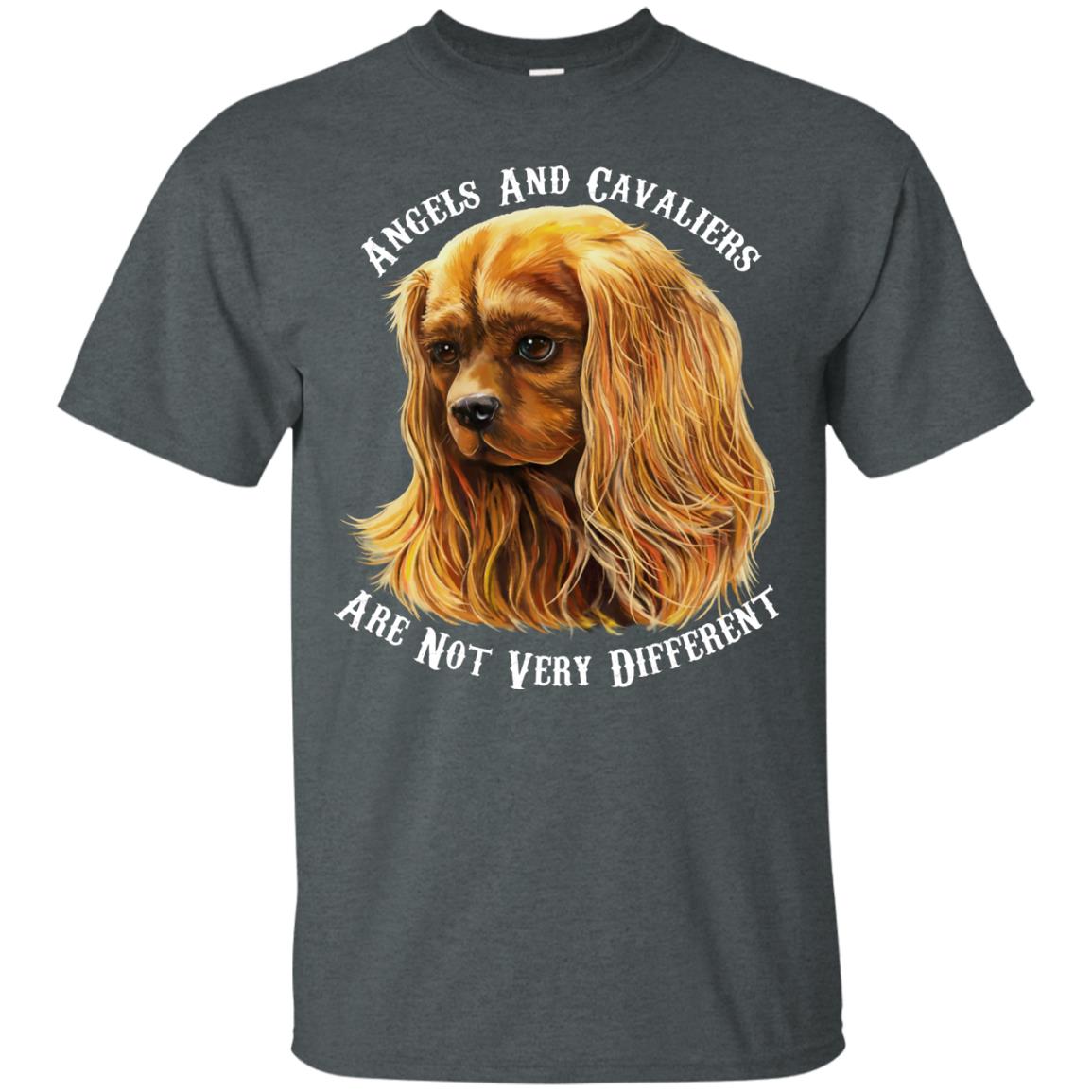 Cavalier King Charles Spaniel Ruby Angels and Cavaliers Cotton T-Shirt - GoneBold.gift