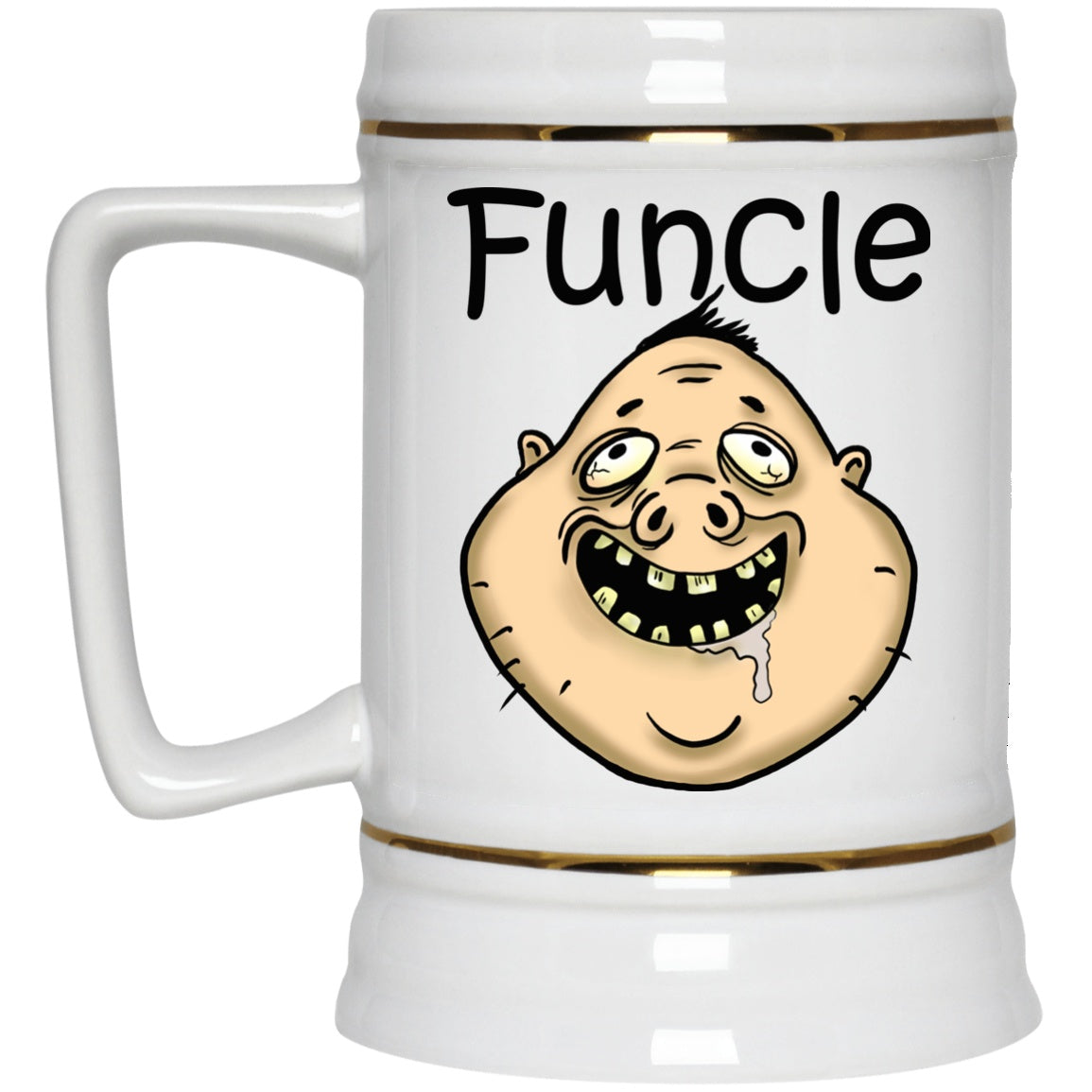 Funcle Funny Uncle Gift White Mugs - GoneBold.gift
