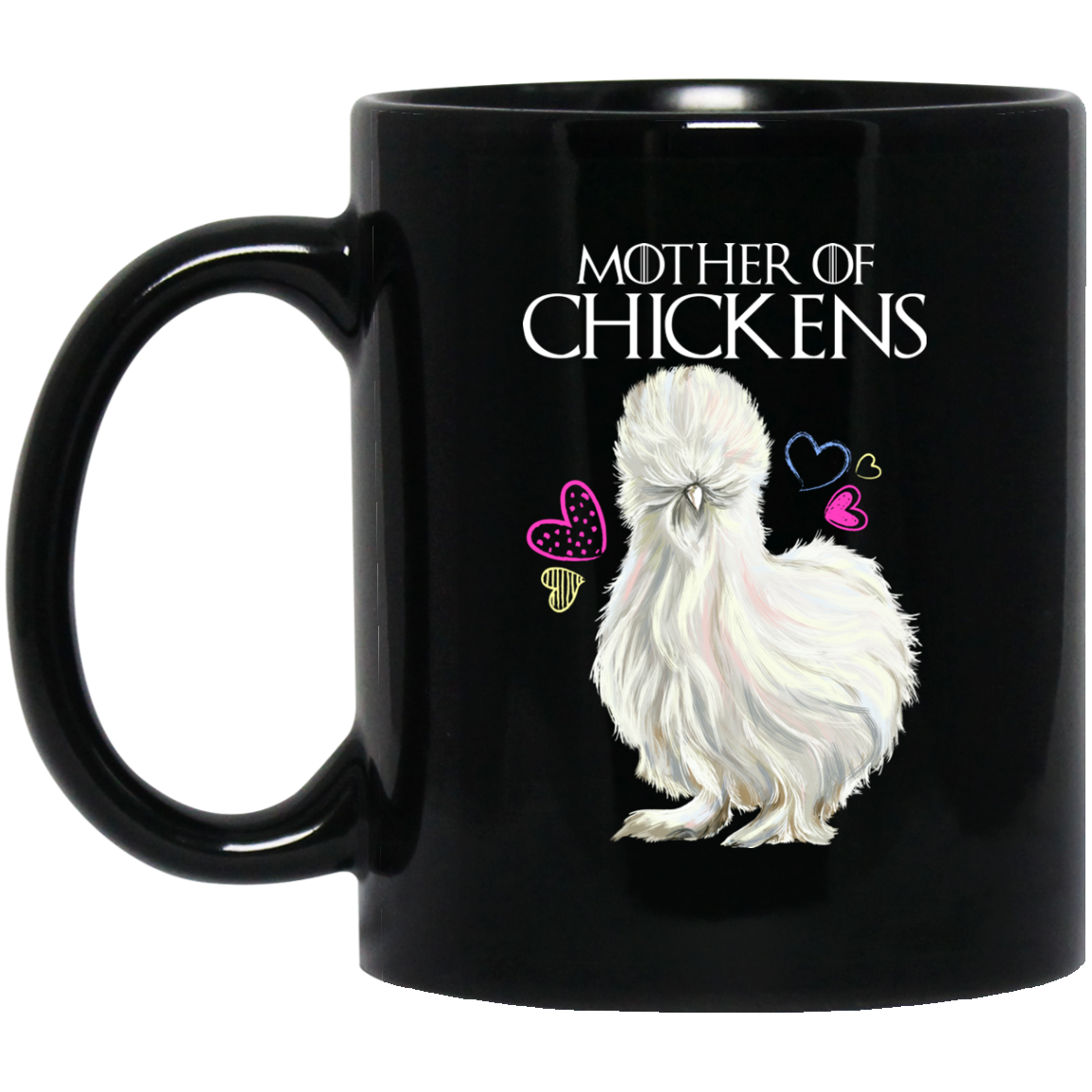 Chicken Lady Gifts, Mother Of Chickens Coffee Mug - GoneBold.gift
