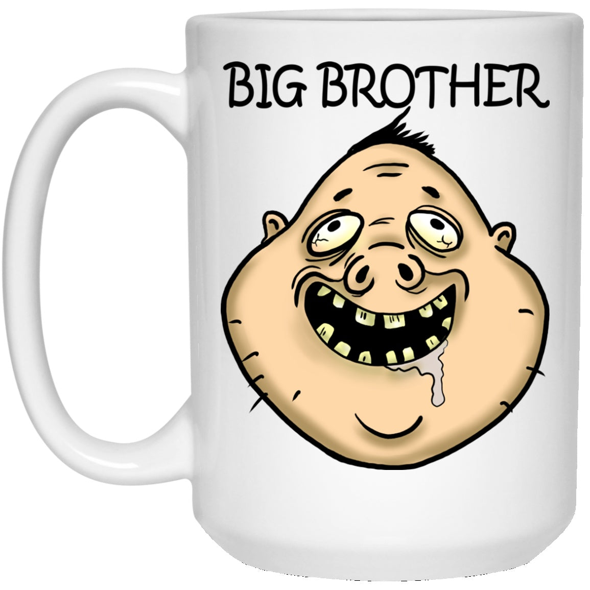 Big Brother funny Gift White Mugs - GoneBold.gift