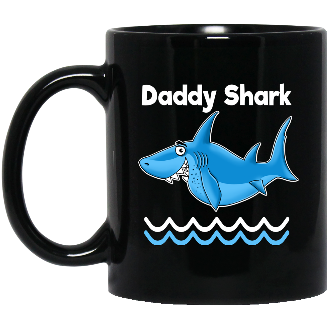 Dad Gifts - Daddy Shark Coffee Mugs - GoneBold.gift