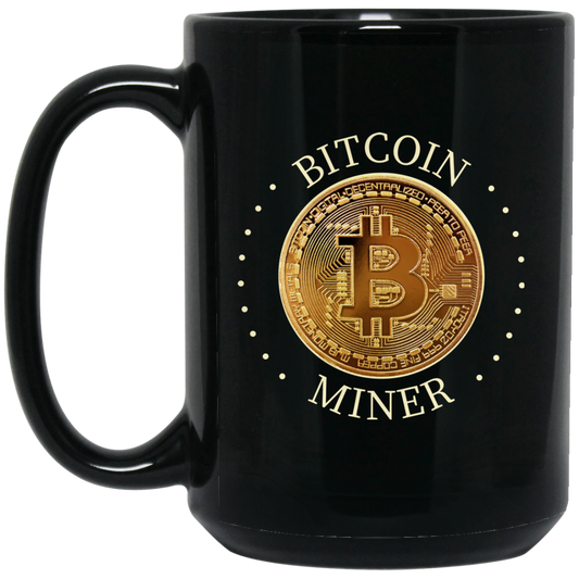 Bitcoin Miner - Bitcoin Mug - GoneBold.gift