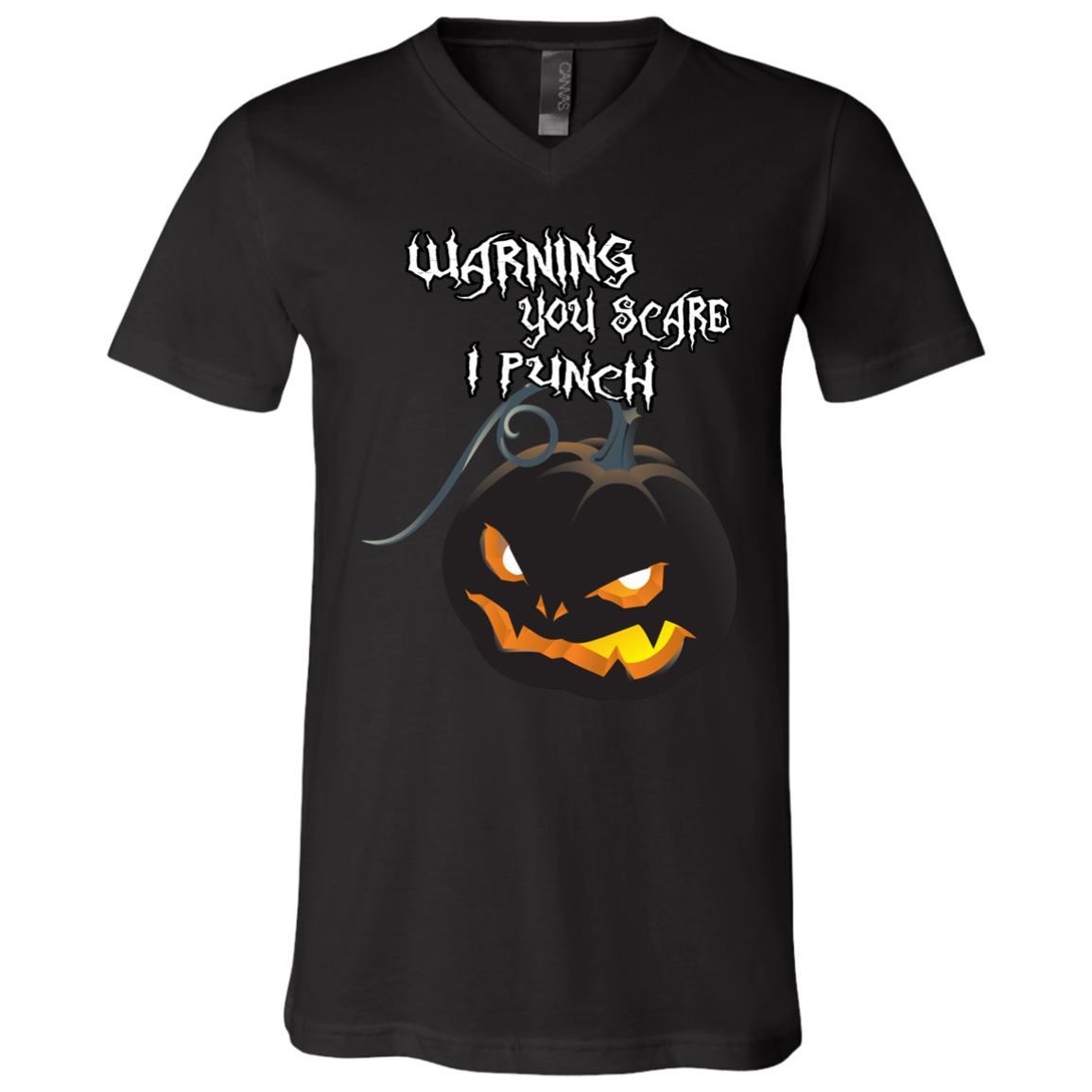 Funny shirt Warning you Scare I Punch Unisex Tees - GoneBold.gift