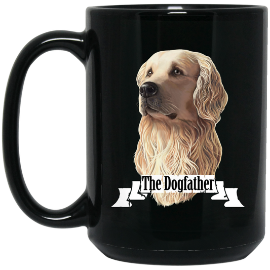 Golden Retriever Coffee Mug The DogFather - GoneBold.gift