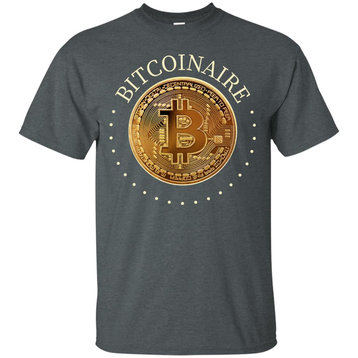 Bitcoin Shirt for Men - Bitcoinaire - GoneBold.gift