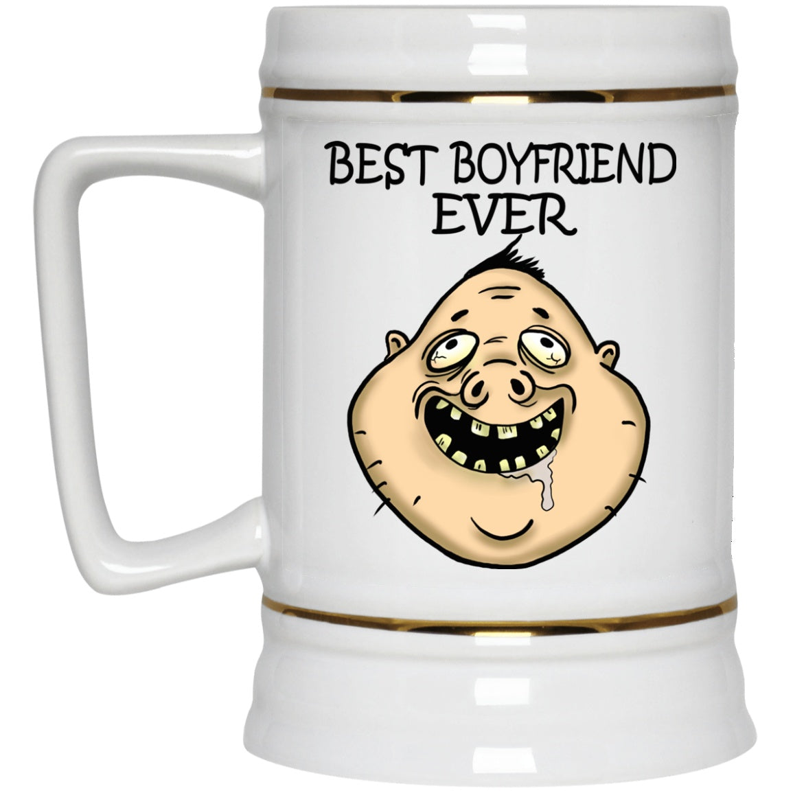 Best Boyfriend Ever Funny Gift White Mugs - GoneBold.gift