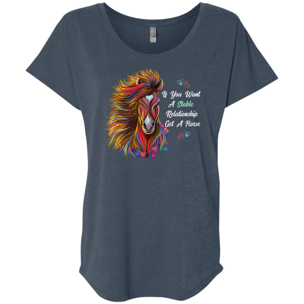 Horse T-shirt, Horse Gift, If You Want A Stable Relationship Get A Horse - GoneBold.gift