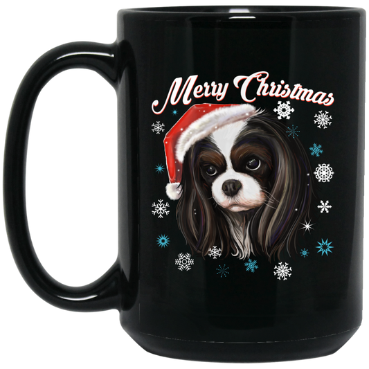 Cavalier King Charles Spaniel Mug - Merry Christmas - GoneBold.gift