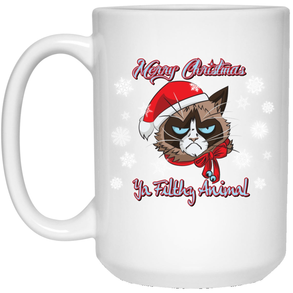 Christmas Mug Funny Cat Filthy Animals White Mugs - GoneBold.gift