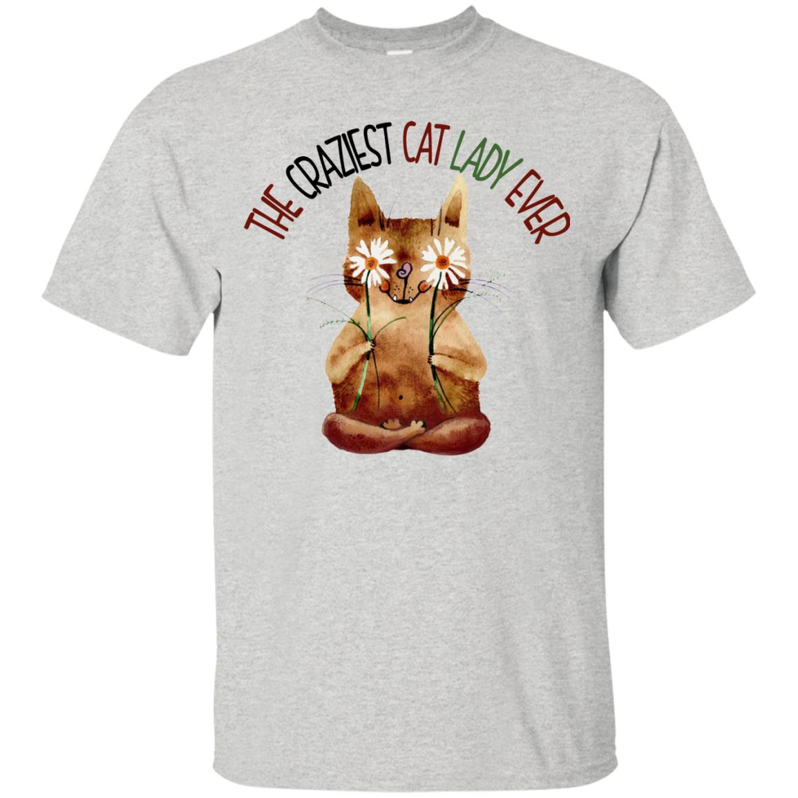 Cat Shirt Crazy Cat Lady Funny Unisex Tees - GoneBold.gift