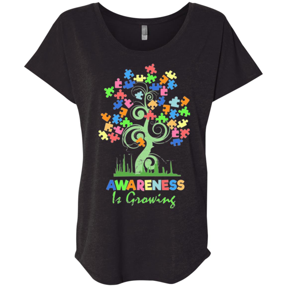 Autism Awareness Shirt For Women - Awareness Is Growing - GoneBold.gift