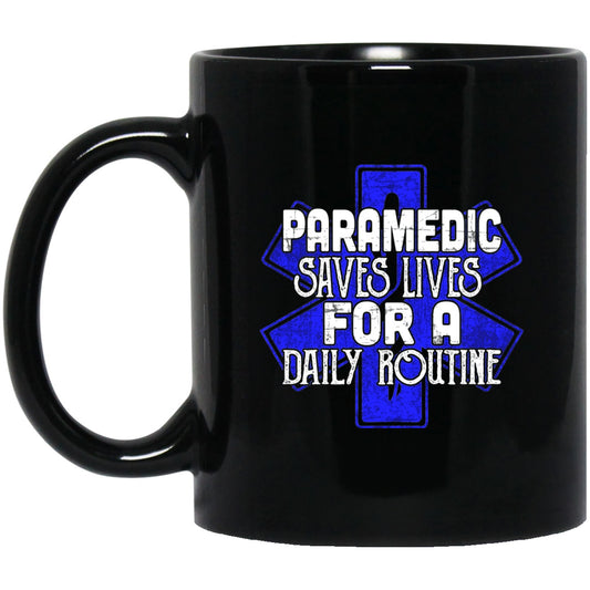 Paramedic Black Coffee Mugs - GoneBold.gift