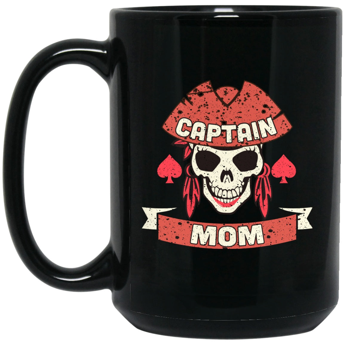 Captain Mom Mug Funny Black Coffee Mugs - GoneBold.gift