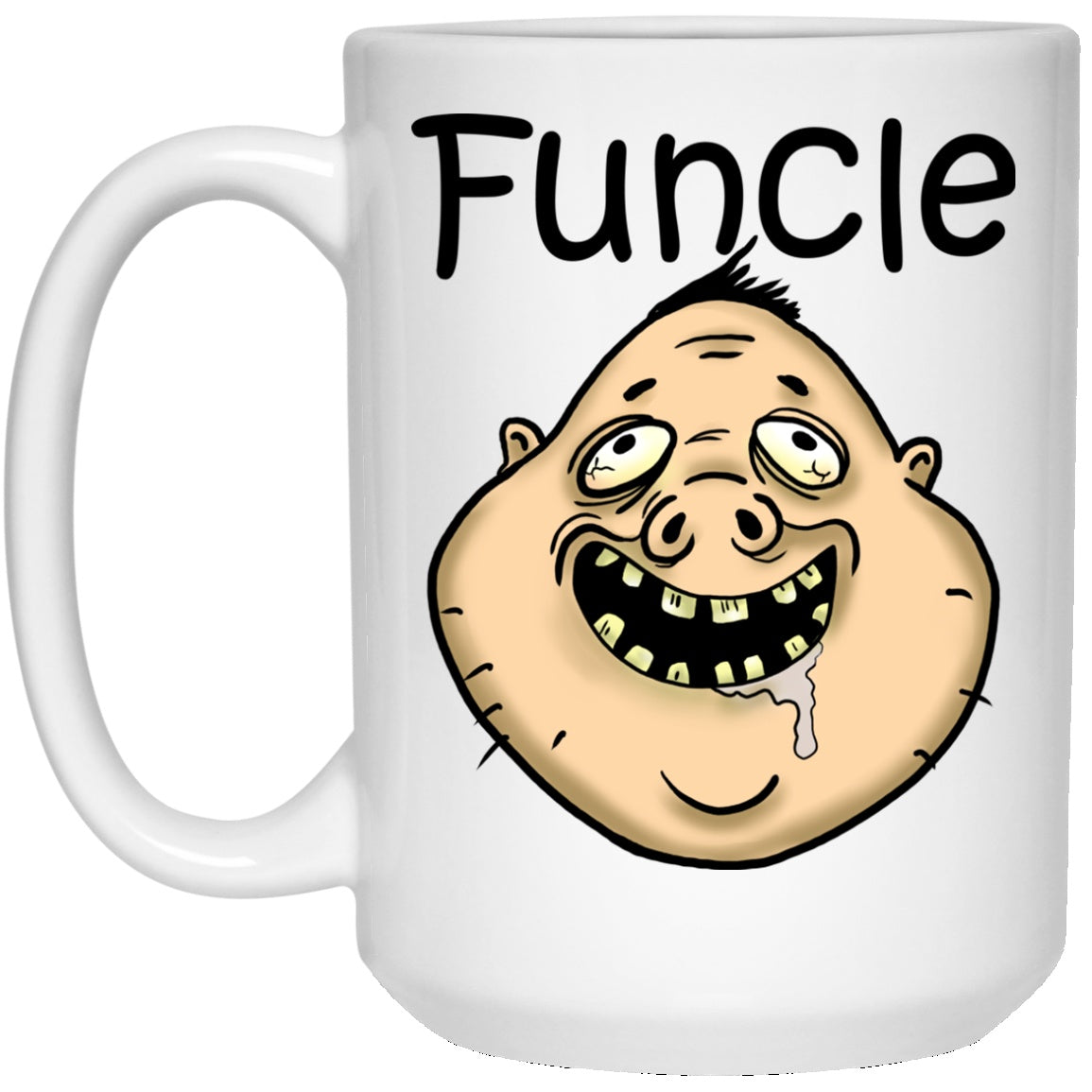 Funcle Funny Uncle Gift White Mugs - GoneBold.gift