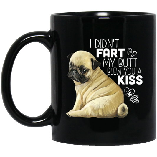 Funny Pug Gifts - Fart Mug Black Coffee Mugs - GoneBold.gift