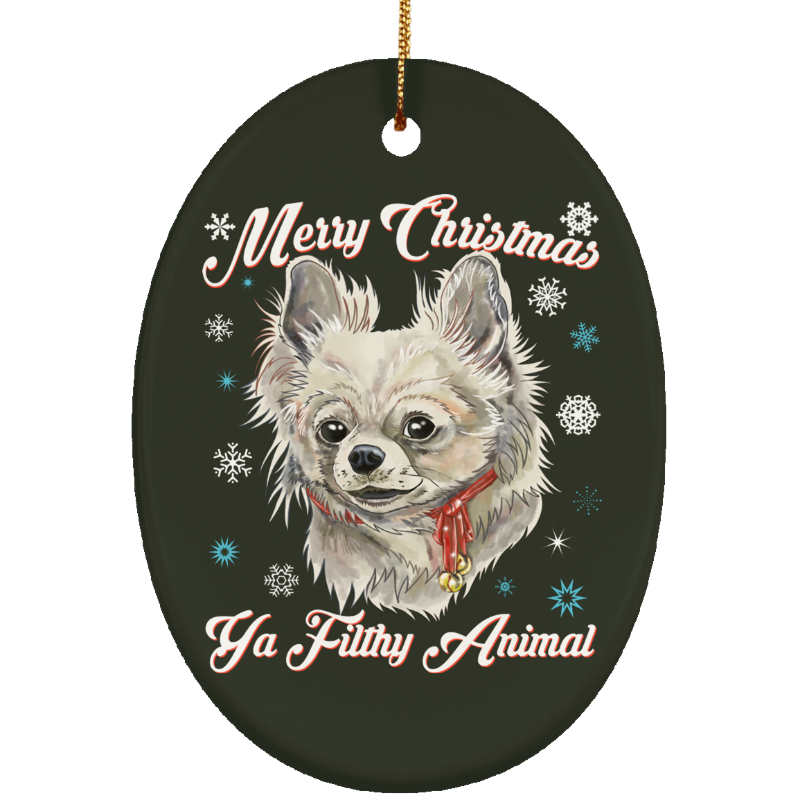 Christmas tree decorations - Chihuahua Dog - GoneBold.gift
