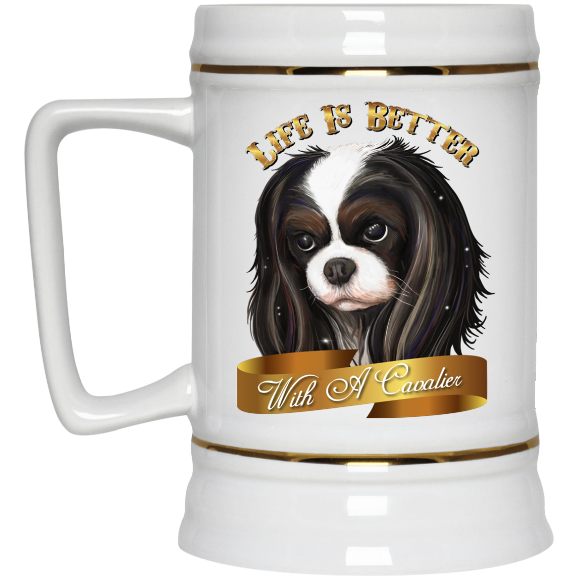King Charles Spaniel Cavalier Coffee Mug - GoneBold.gift