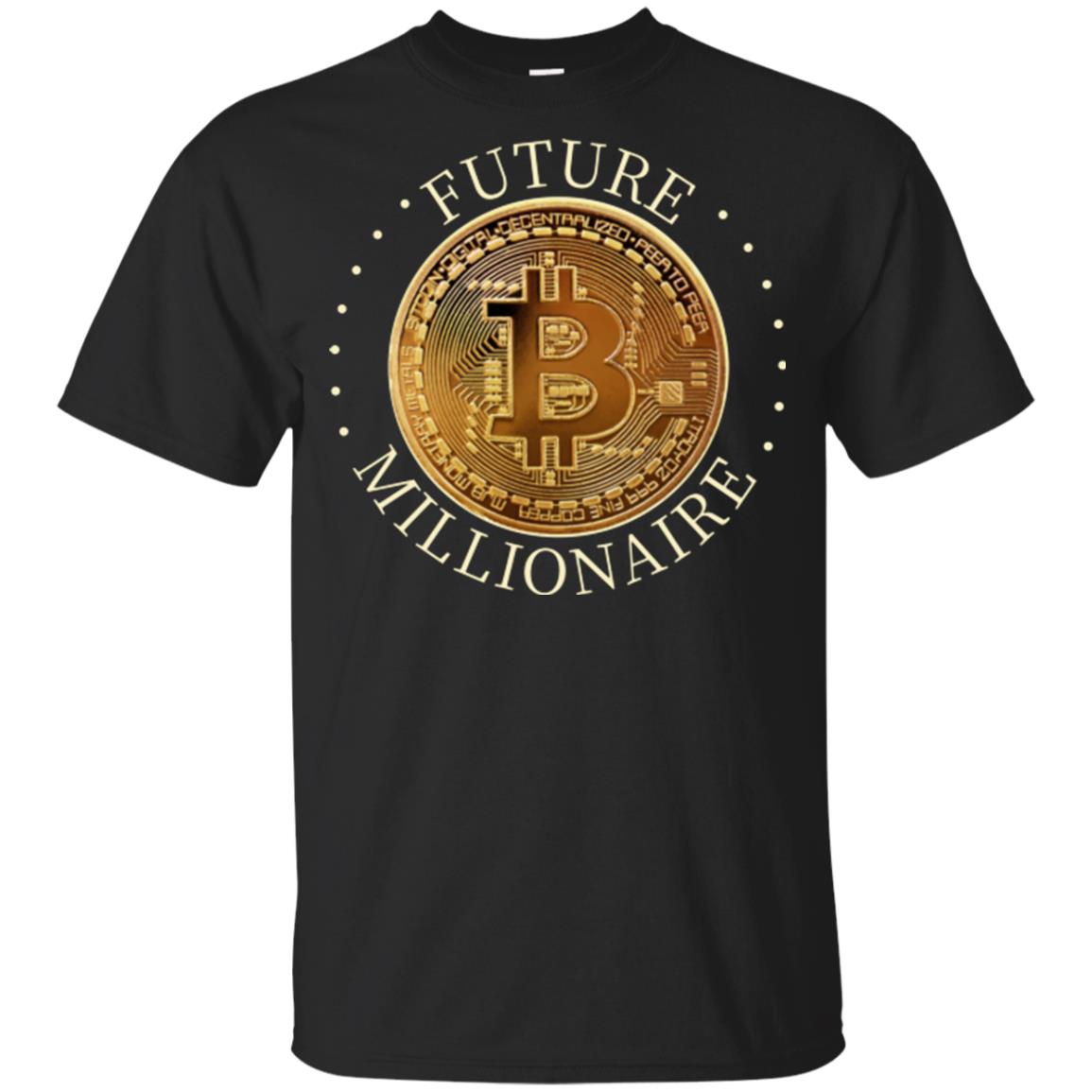 Future Millionaire Youth Ultra Cotton Bitcoin T-Shirt - GoneBold.gift