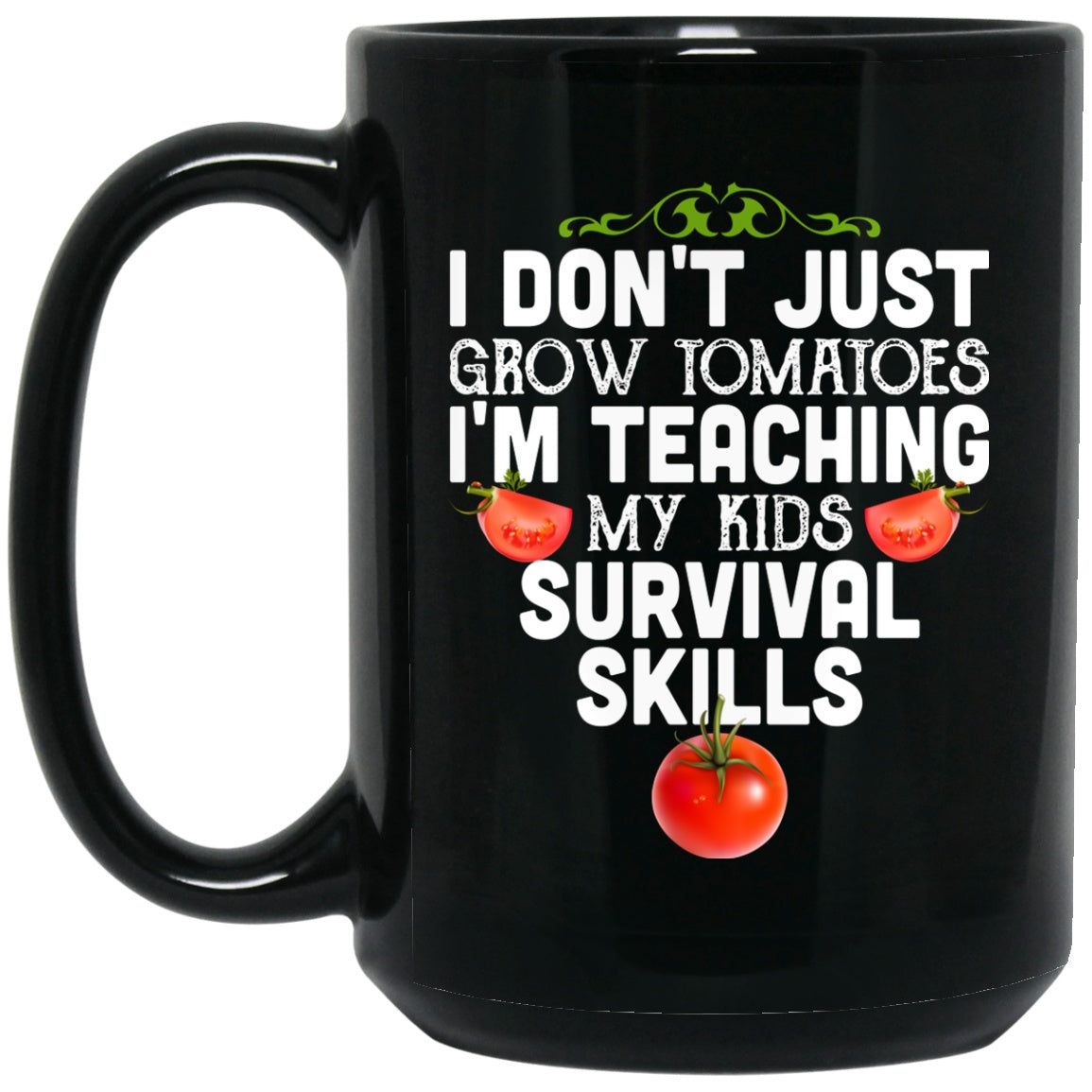 Funny Mug Gardener Grow Tomatoes Black Coffee Mugs - GoneBold.gift