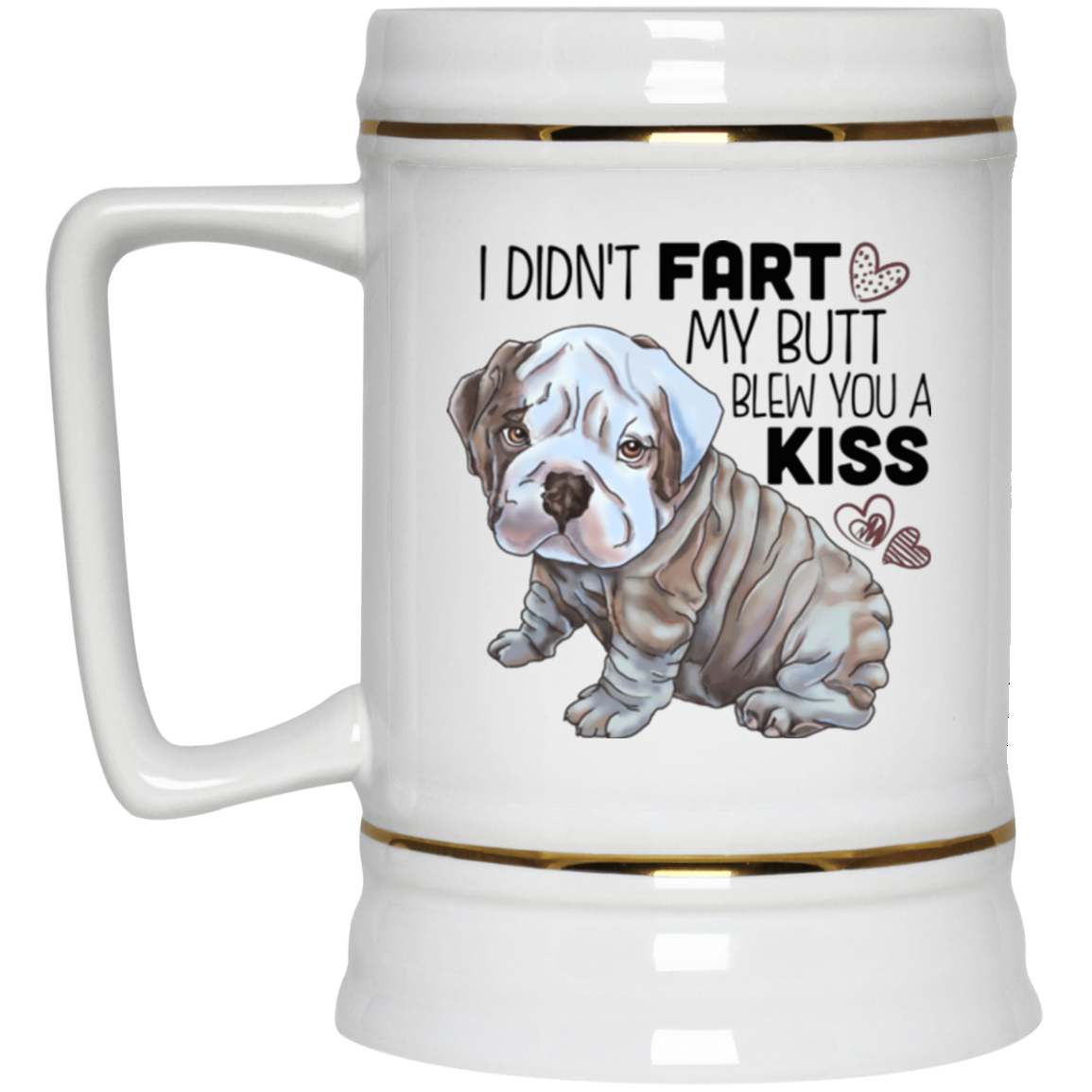 Fart Mug Funny English Bulldog gifts dog Mugs - GoneBold.gift