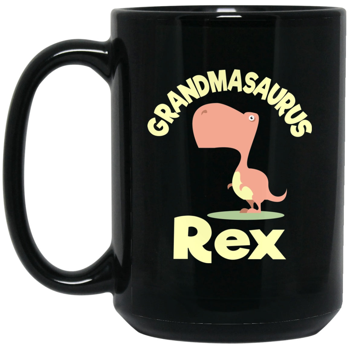 Grandmasaurus Grandma Black Coffee Mugs - GoneBold.gift